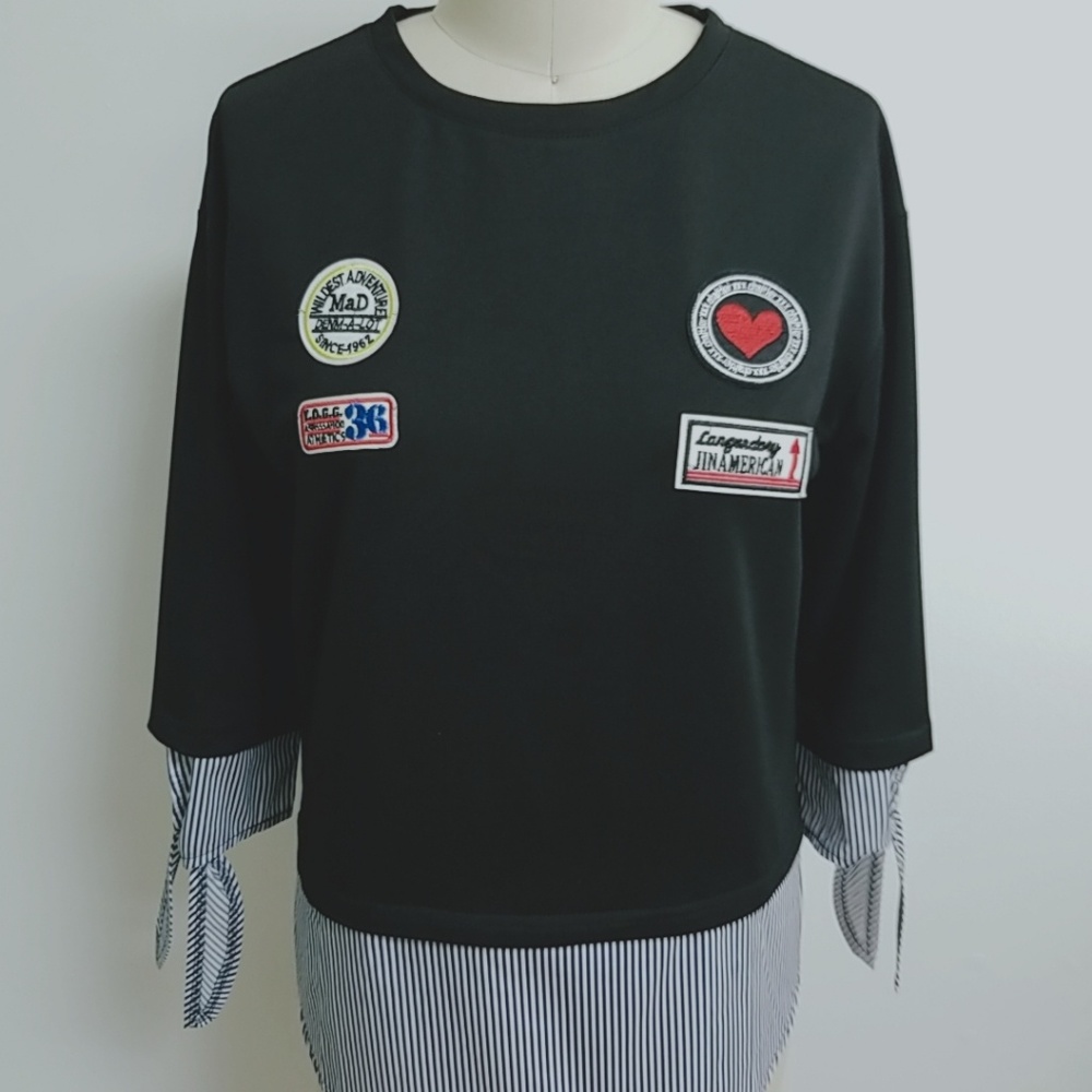 Mixed media top